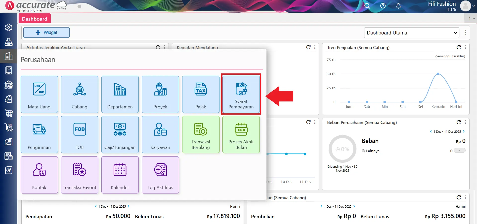 Mengatur tanggal kadaluarsa e-Payment Xendit